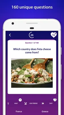 Food Quiz android App screenshot 3